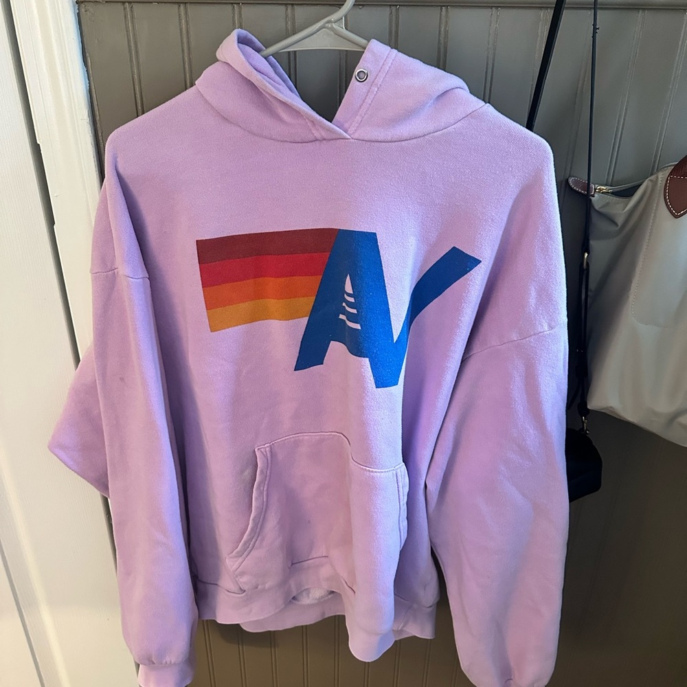Aviator Nation Purple Hoodie